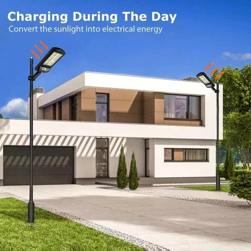 Alumbrado LED con panel solar