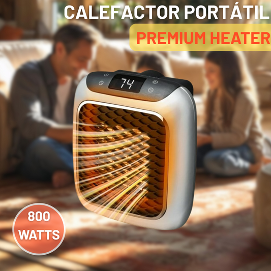 MINI CALEFACTOR PREMIUM 800 WATTS Calor instantáneo y portátil para tu invierno