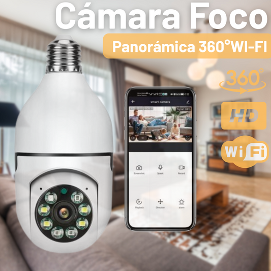 Cámara Panorámica 360° con conexión WiFi