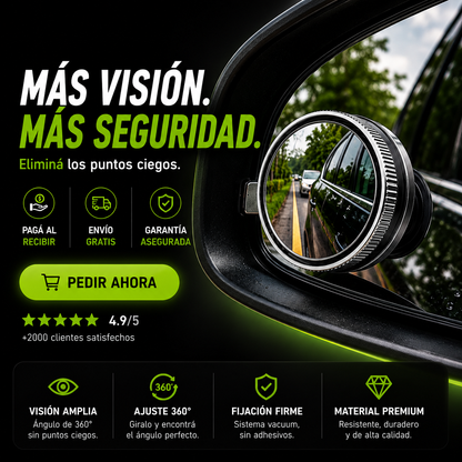 ¡NO MANIOBRES A CIEGAS!  Más visión para estacionar con confianza.