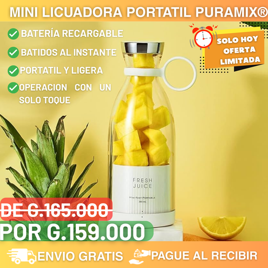 ⚡️OFERTA RELÂMPAGO ⚡️Licuadora PuraMix ® – Batidos Saludables al Instante 💚