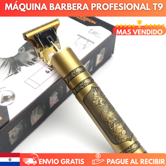 🚨SOLO HOY 🚨 : MÁQUINA BARBERA PROFESIONAL T9 Precisión y estilo al instante.