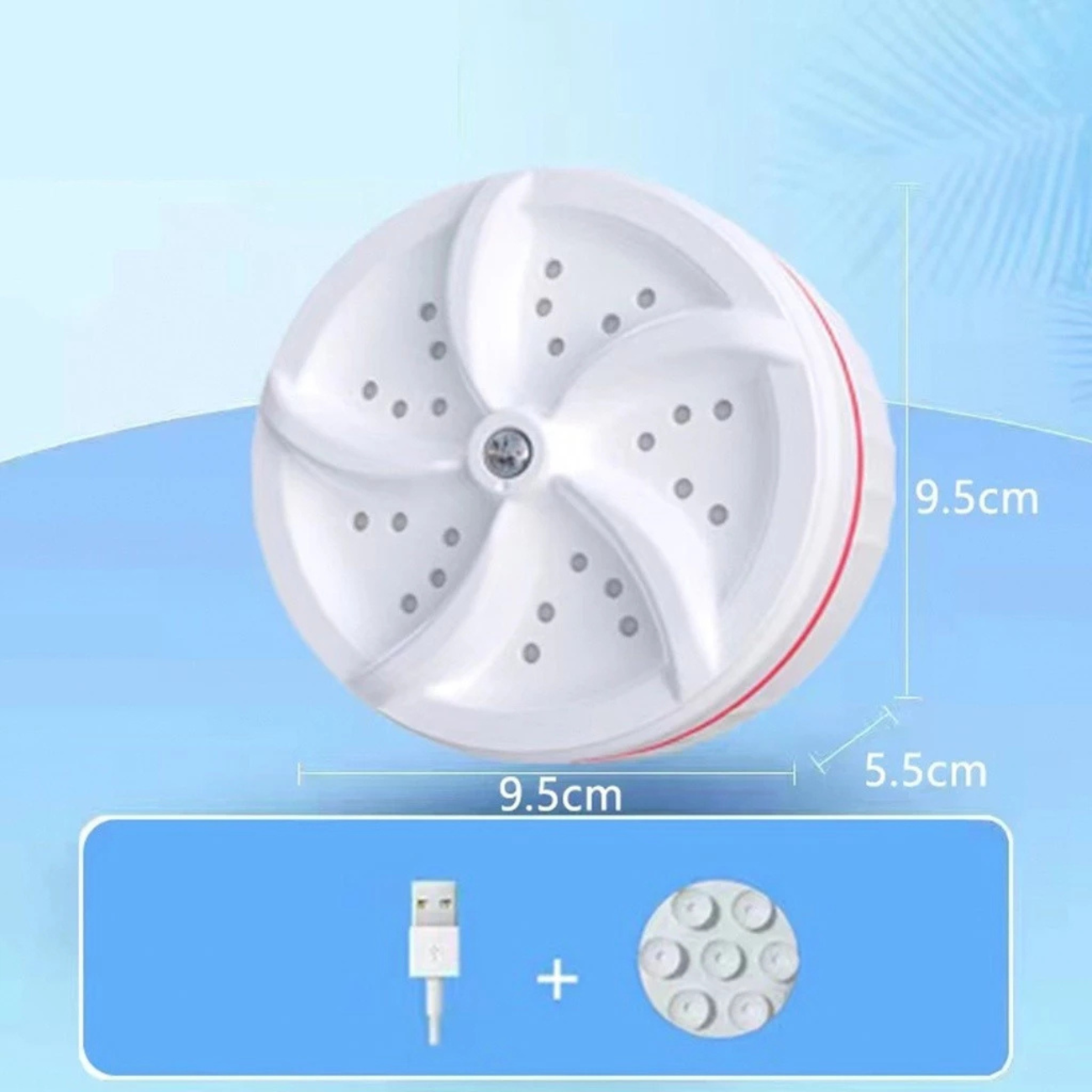 💧TURBINE WASH™ – Tu Lavadora Portátil, Fácil y Rápida en Cualquier Recipiente