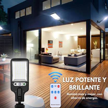 Alumbrado LED con panel solar