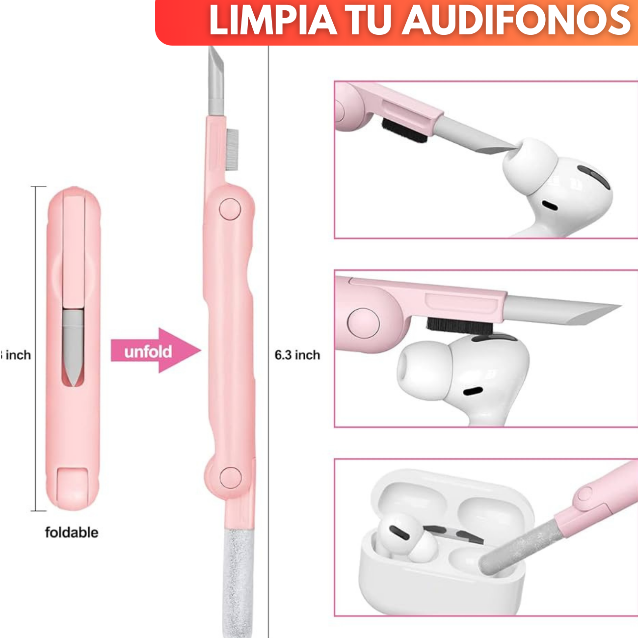 Kit Limpieza Electrónica 7 en 1 – Dispositivos Siempre Impecables