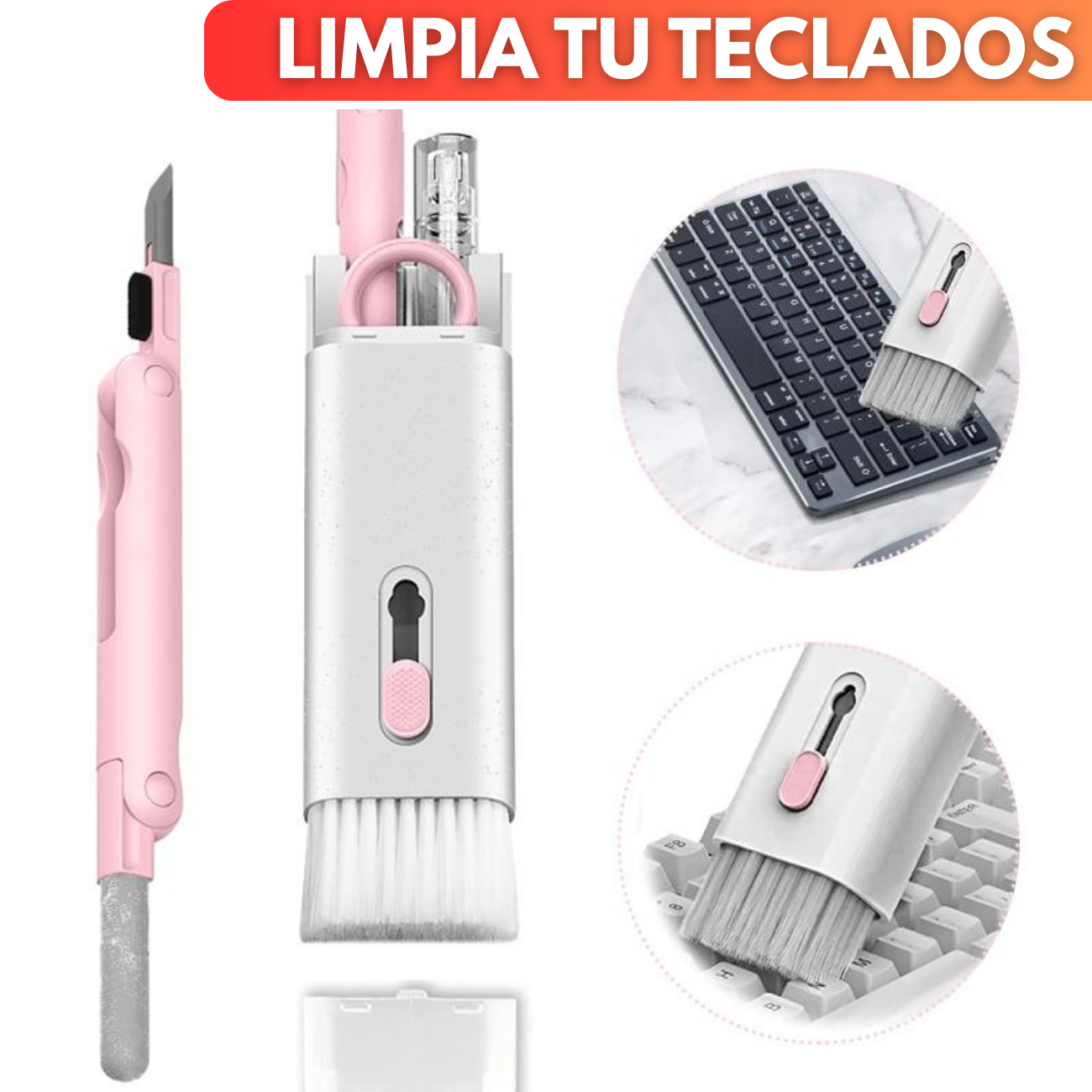 Kit Limpieza Electrónica 7 en 1 – Dispositivos Siempre Impecables