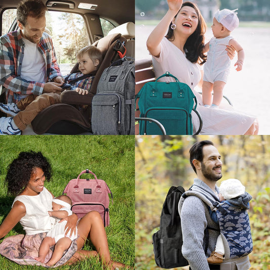 MOCHILA MATERNAL MULTIFUNCIONAL CON CUÑA PORTÁTIL