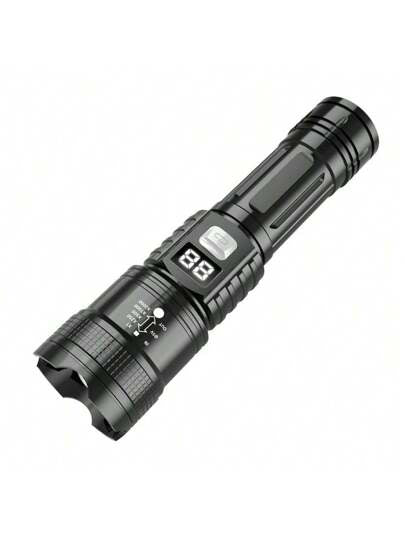 SUPER LINTERNA RECARGABLE CON ZOOM