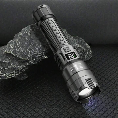 SUPER LINTERNA RECARGABLE CON ZOOM