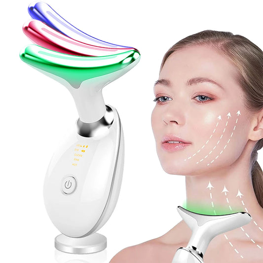 Masajeador Facial LED GlowLift™ – levantá tu piel, despertá tu brillo