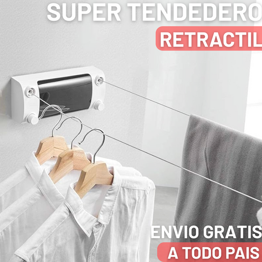 Super Tendedero Retractil - Más espacio, más comodidad, menos complicaciones! 🧺✨