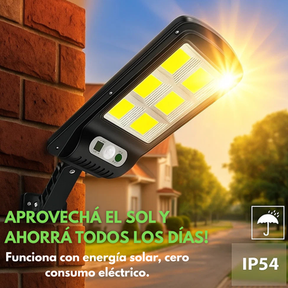 Alumbrado LED con panel solar
