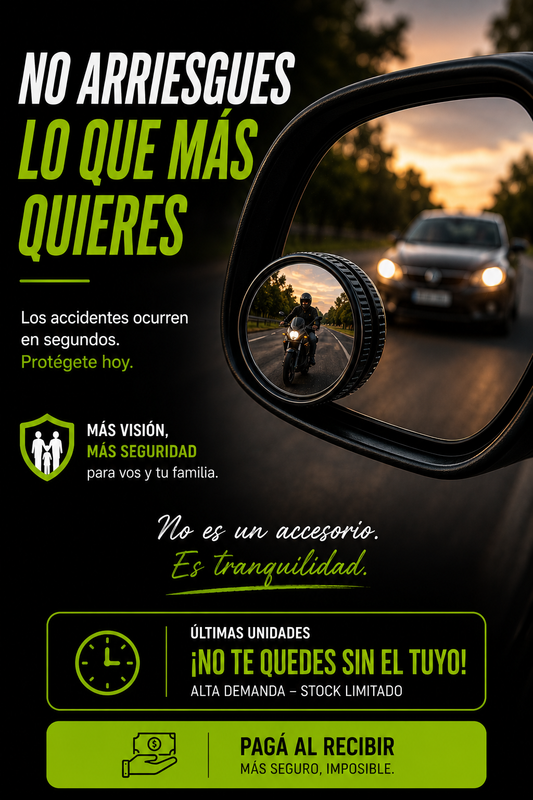 Eliminá el Punto Ciego y Manejá con Más Seguridad