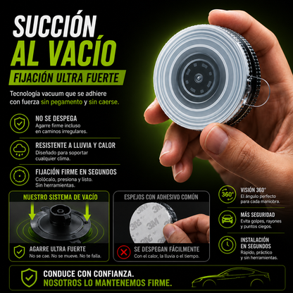 ¡NO MANIOBRES A CIEGAS!  Más visión para estacionar con confianza.